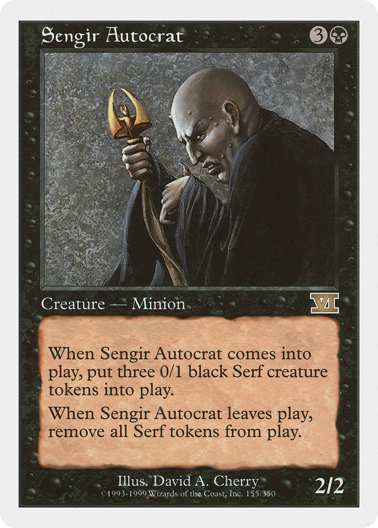 Sengir Autocrat (6ED-155)  - Classic Sixth Edition
