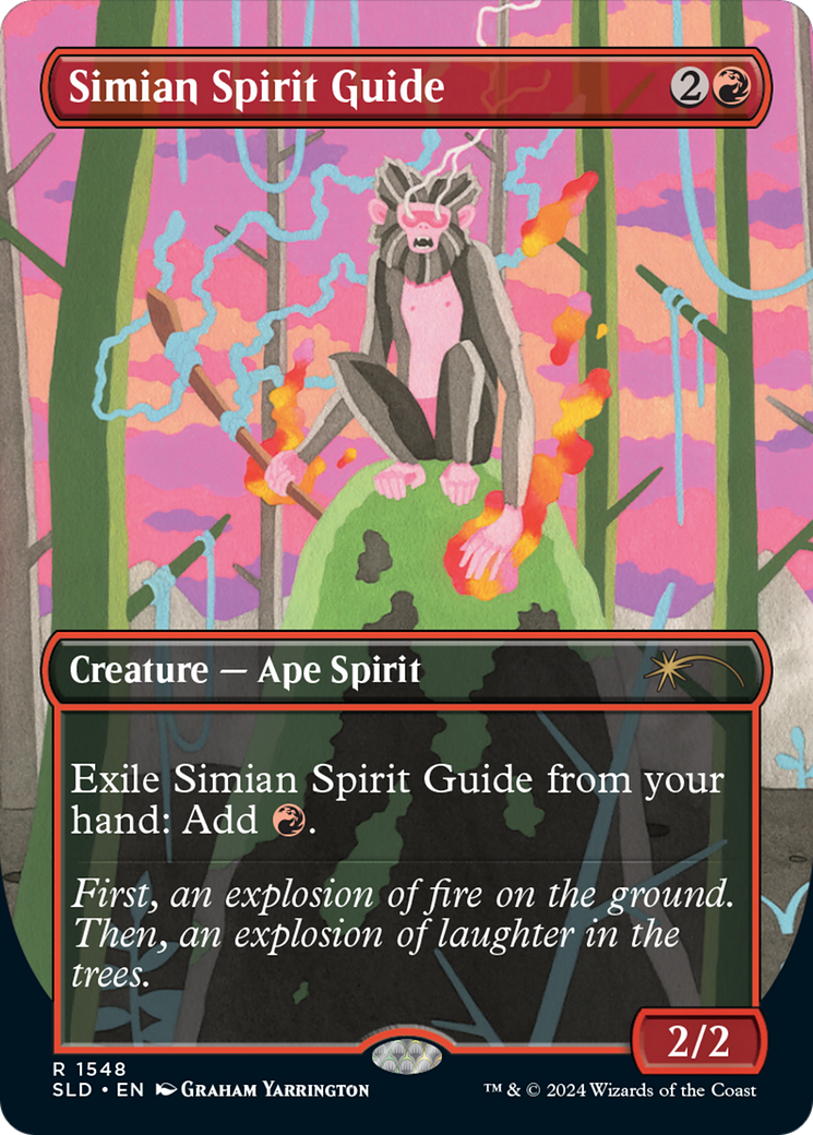 Simian Spirit Guide (SLD-1548)  - Secret Lair Drop (Borderless)