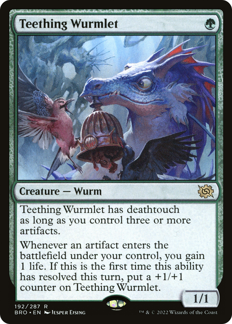 Teething Wurmlet (BRO-192)  Foil - The Brothers' War