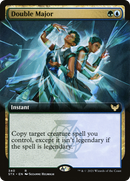 Double Major (Extended Art) (STX-340)  Foil - Strixhaven: School of Mages: (Extended Art)
