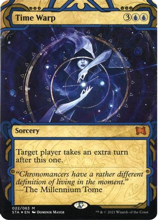 Time Warp (Foil Etched) (STA-022)  Foil - Strixhaven Mystical Archive (Borderless)