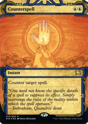 Counterspell (Foil Etched) [Strixhaven: School of Mages Mystical Archive]