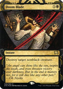 Doom Blade (Foil Etched) (STA-028)  Foil - Strixhaven Mystical Archive (Borderless)