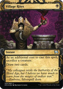 Village Rites (Foil Etched) (STA-035)  Foil - Strixhaven Mystical Archive (Borderless)