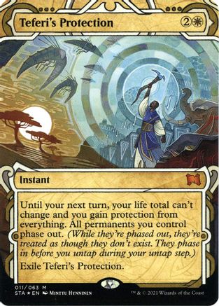 Teferi's Protection (Foil Etched) (STA-011)  Foil - Strixhaven Mystical Archive (Borderless)