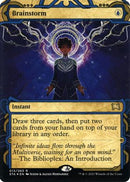 Brainstorm (Foil Etched) (STA-013)  Foil - Strixhaven Mystical Archive (Borderless)