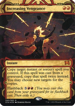 Increasing Vengeance (Foil Etched) [Strixhaven: School of Mages Mystical Archive]