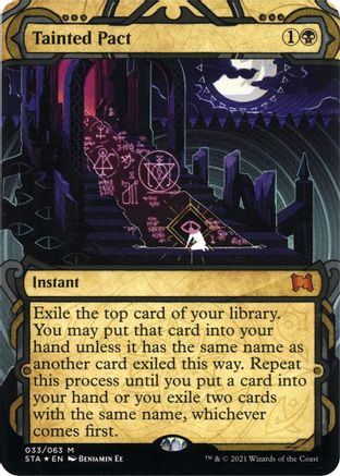 Tainted Pact (Foil Etched) (STA-033)  Foil - Strixhaven Mystical Archive (Borderless)