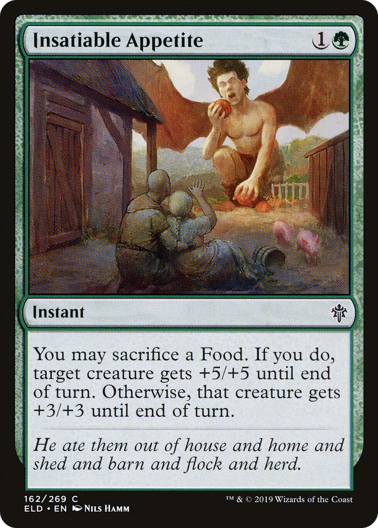 Insatiable Appetite (ELD-162)  Foil - Throne of Eldraine