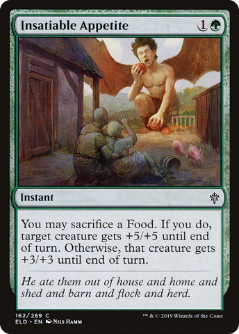Insatiable Appetite (ELD-162)  Foil - Throne of Eldraine