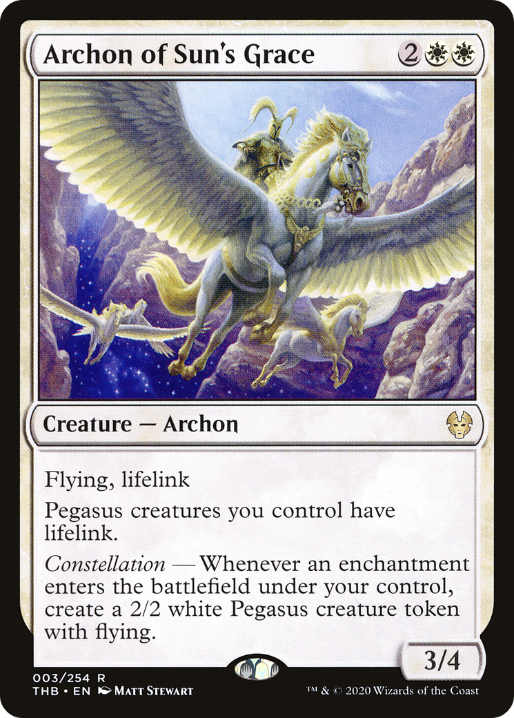 Archon of Sun's Grace (THB-003)  - Theros Beyond Death