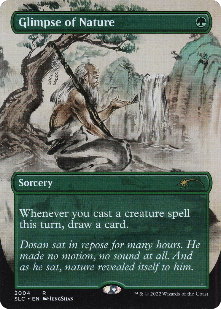 Glimpse of Nature (SLC-2004)  Foil - Secret Lair Countdown Kit (Borderless)