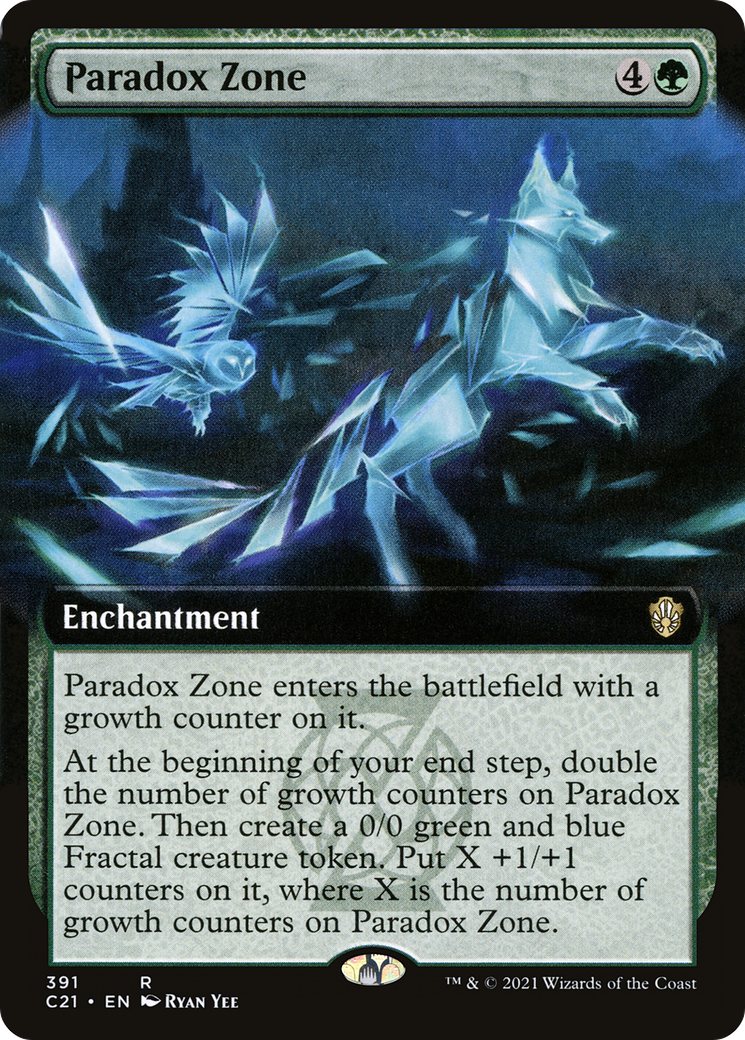 Paradox Zone (Extended Art) (C21-391)  - Commander 2021: (Extended Art)