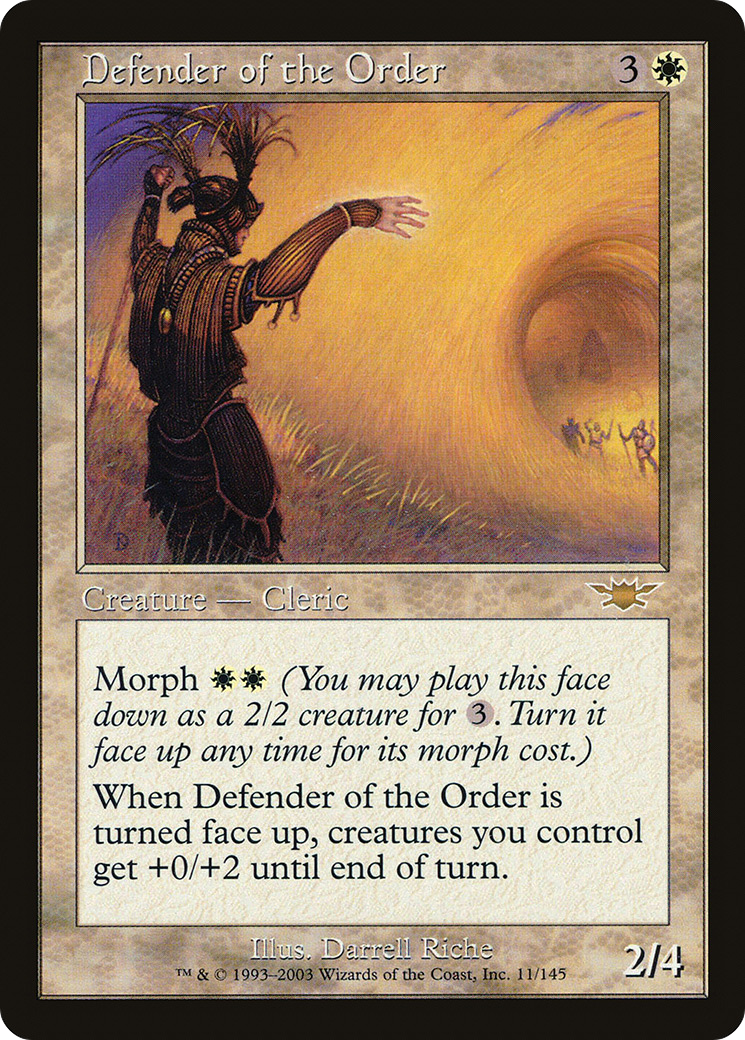 Defender of the Order (LGN-011)  - Legions