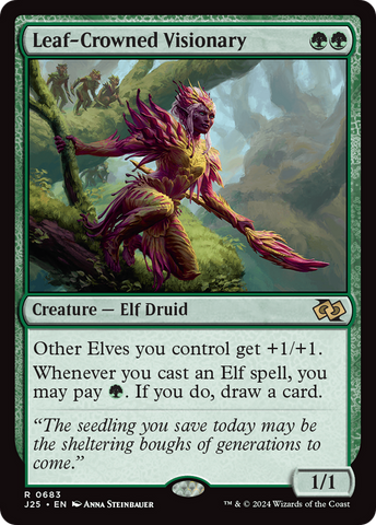 Leaf-Crowned Visionary (J25-683)  - Foundations Jumpstart