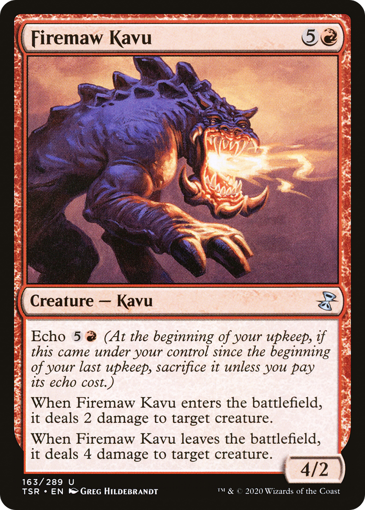 Firemaw Kavu (TSR-163)  Foil - Time Spiral Remastered
