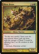 Rhox Brute (ARB-059)  Foil - Alara Reborn