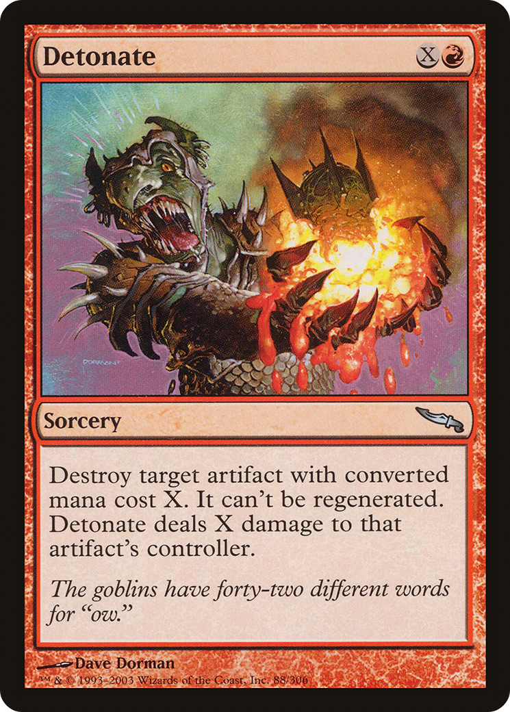 Detonate (MRD-088)  - Mirrodin