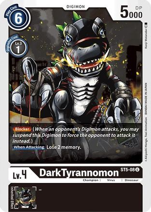 DarkTyrannomon (Judge Pack 1) - Starter Deck 05: Machine Black (ST-5)