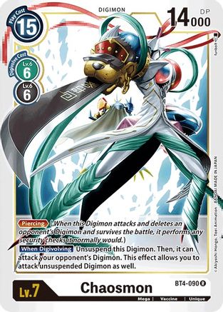 Chaosmon [BT4-090] [Great Legend]