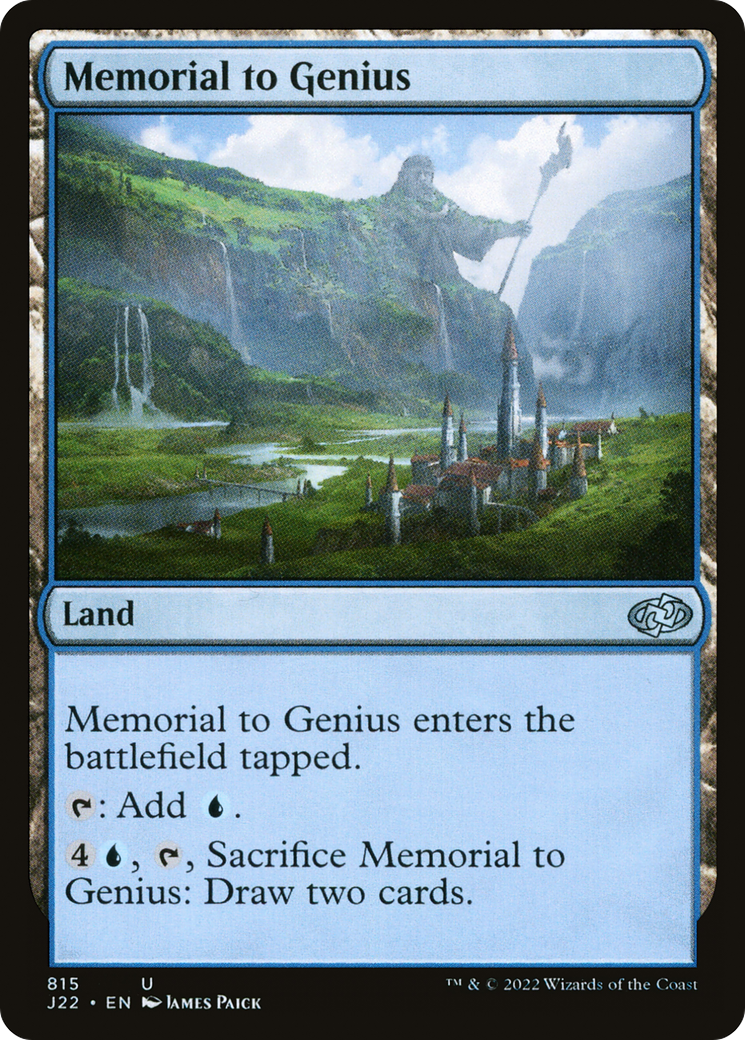Memorial to Genius (J22-815)  - Jumpstart 2022
