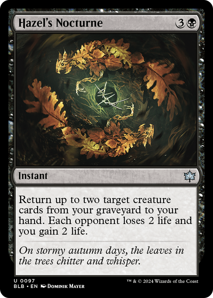 Hazel's Nocturne (BLB-097)  - Bloomburrow