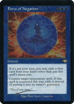 Force of Negation (Retro Frame) (Foil Etched) (MH1-009)  Foil - Modern Horizons