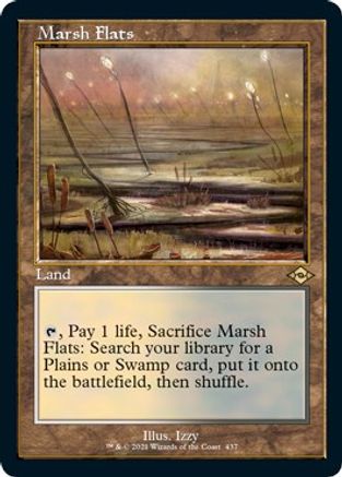 Marsh Flats (Retro Frame) (Foil Etched) (MH2-437)  Foil - Modern Horizons 2