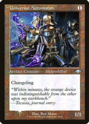 Universal Automaton (Retro Frame) (Foil Etched) (MH1-038)  Foil - Modern Horizons
