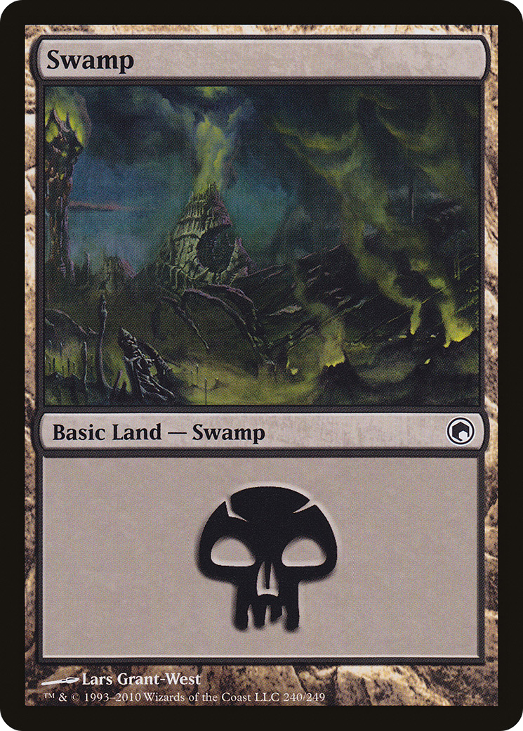 Swamp (240) (SOM-240)  - Scars of Mirrodin