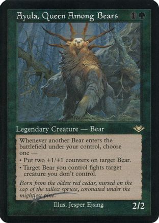 Ayula, Queen Among Bears (Retro Frame) (Foil Etched) (MH1-019) - Modern Horizons Foil
