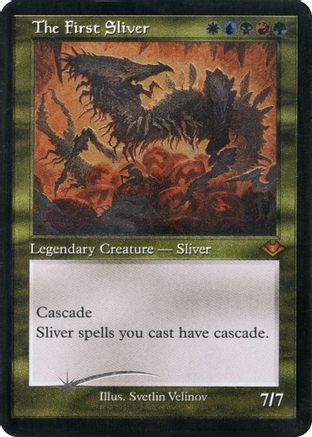 The First Sliver (Retro Frame) (Foil Etched) (MH1-026)  Foil - Modern Horizons