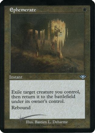 Ephemerate (Retro Frame) (Foil Etched) (MH1-001)  Foil - Modern Horizons