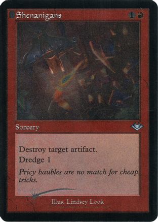 Shenanigans (Retro Frame) (Foil Etched) (MH1-018) - Modern Horizons Foil