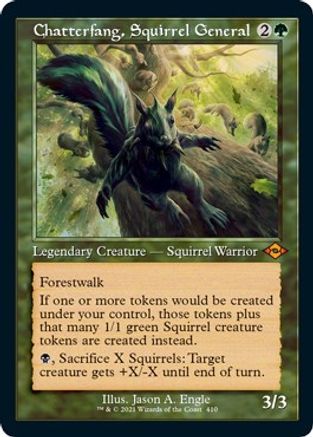 Chatterfang, Squirrel General (Retro Frame) (Foil Etched) (MH2-410)  Foil - Modern Horizons 2