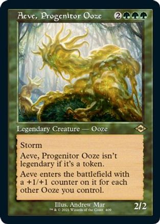 Aeve, Progenitor Ooze (Retro Frame) (Foil Etched) (MH2-409)  Foil - Modern Horizons 2