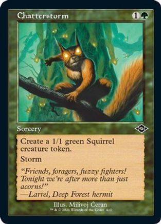 Chatterstorm (Retro Frame) (Foil Etched) (MH2-411)  Foil - Modern Horizons 2