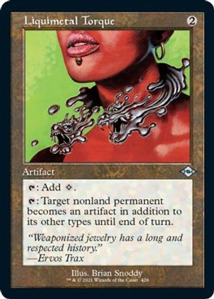 Liquimetal Torque (Retro Frame) (Foil Etched) (MH2-428)  Foil - Modern Horizons 2