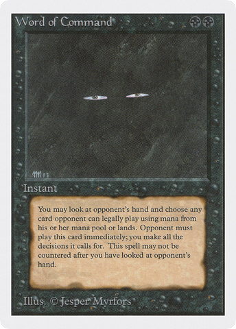 Word of Command (2ED-)  - Unlimited Edition