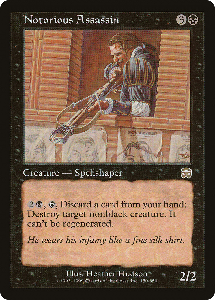 Notorious Assassin (MMQ-150)  - Mercadian Masques