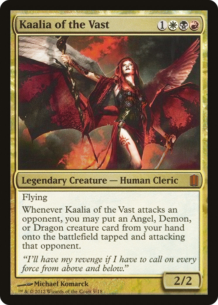 Kaalia of the Vast (CM1-009)  Foil - Commander's Arsenal