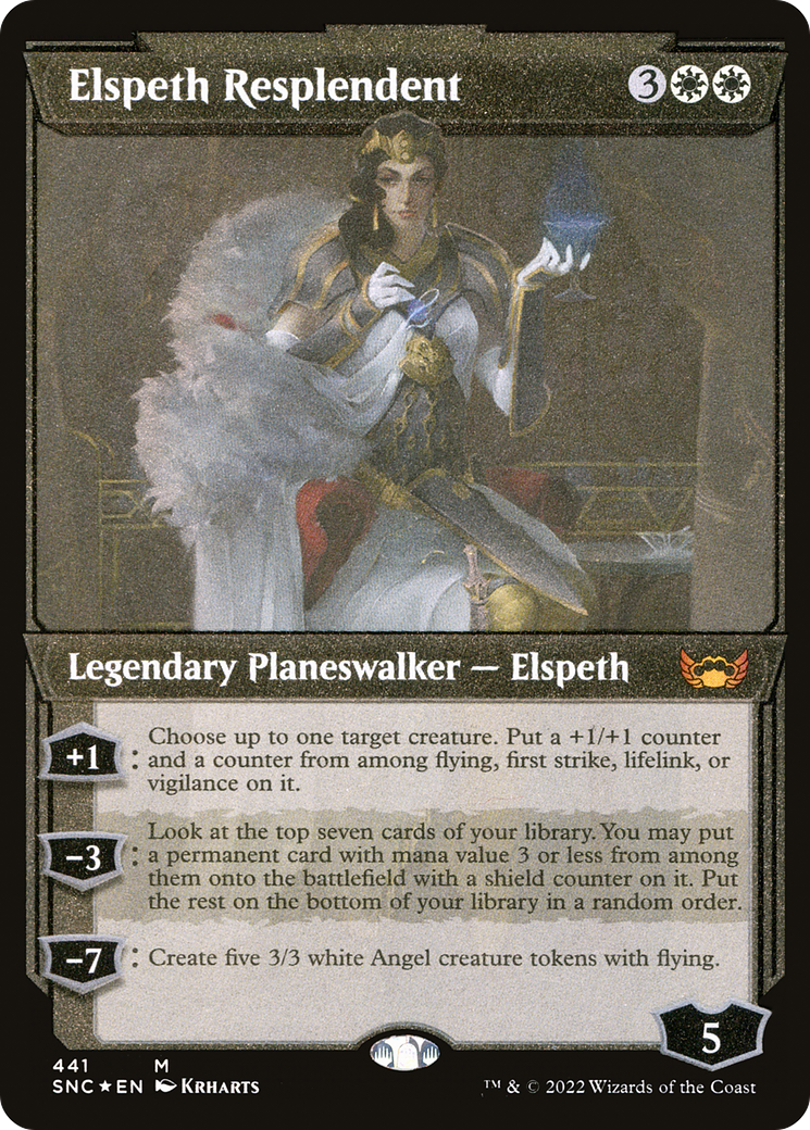 Elspeth Resplendent (Showcase) (Foil Etched) (SNC-441)  Foil - Streets of New Capenna: (Showcase)