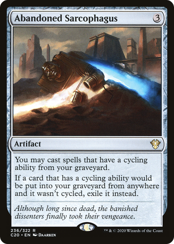 Abandoned Sarcophagus (C20-236)  - Commander 2020
