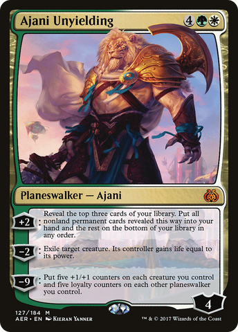 Ajani Unyielding (AER-127)  - Aether Revolt