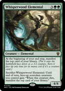 Whisperwood Elemental (MKC-194)  - Murders at Karlov Manor Commander