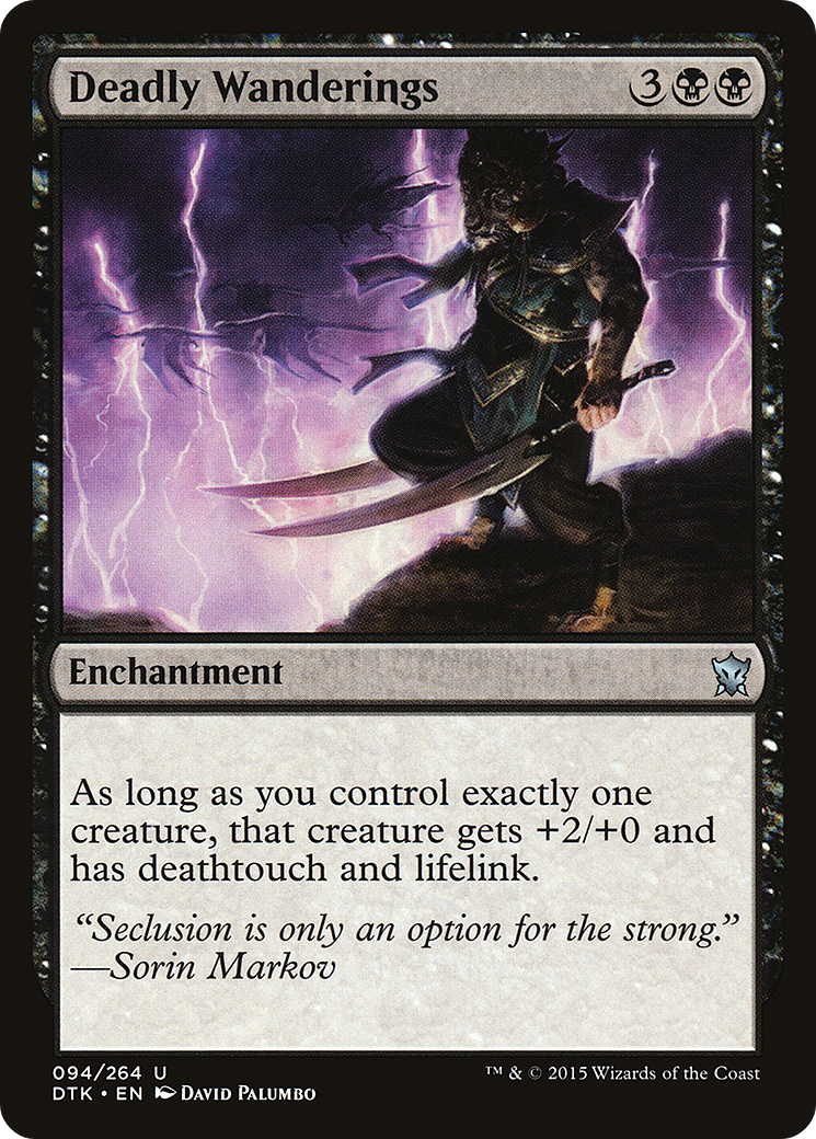 Deadly Wanderings (DTK-094)  Foil - Dragons of Tarkir