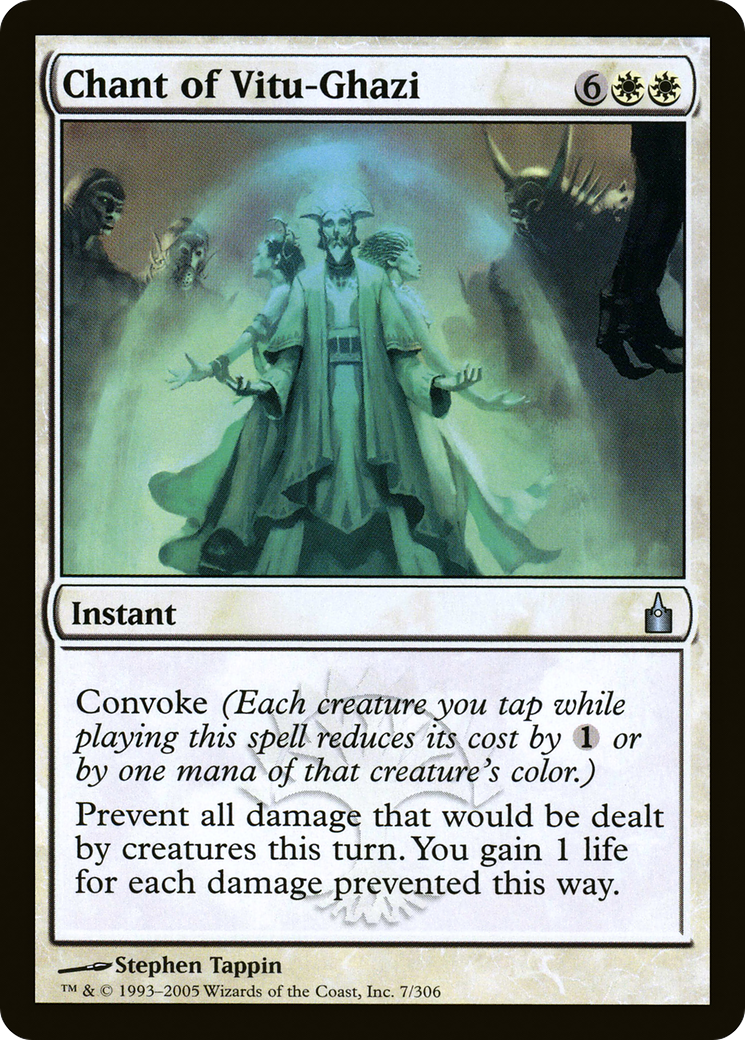 Chant of Vitu-Ghazi (RAV-007)  - Ravnica: City of Guilds