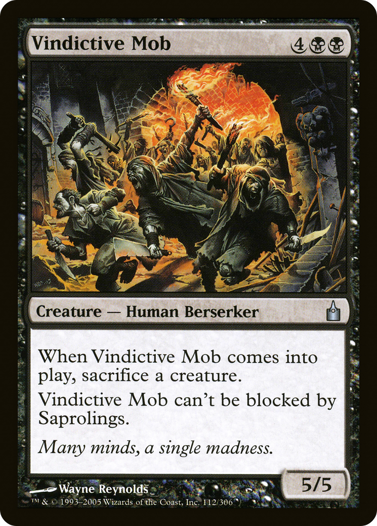 Vindictive Mob (RAV-112)  - Ravnica: City of Guilds