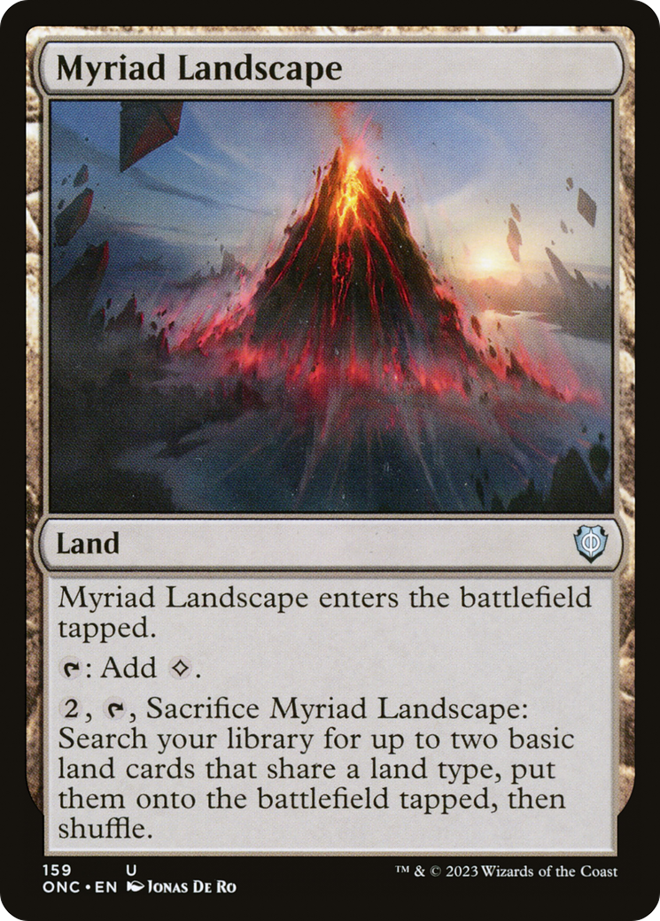 Myriad Landscape (ONC-159)  - Phyrexia: All Will Be One Commander