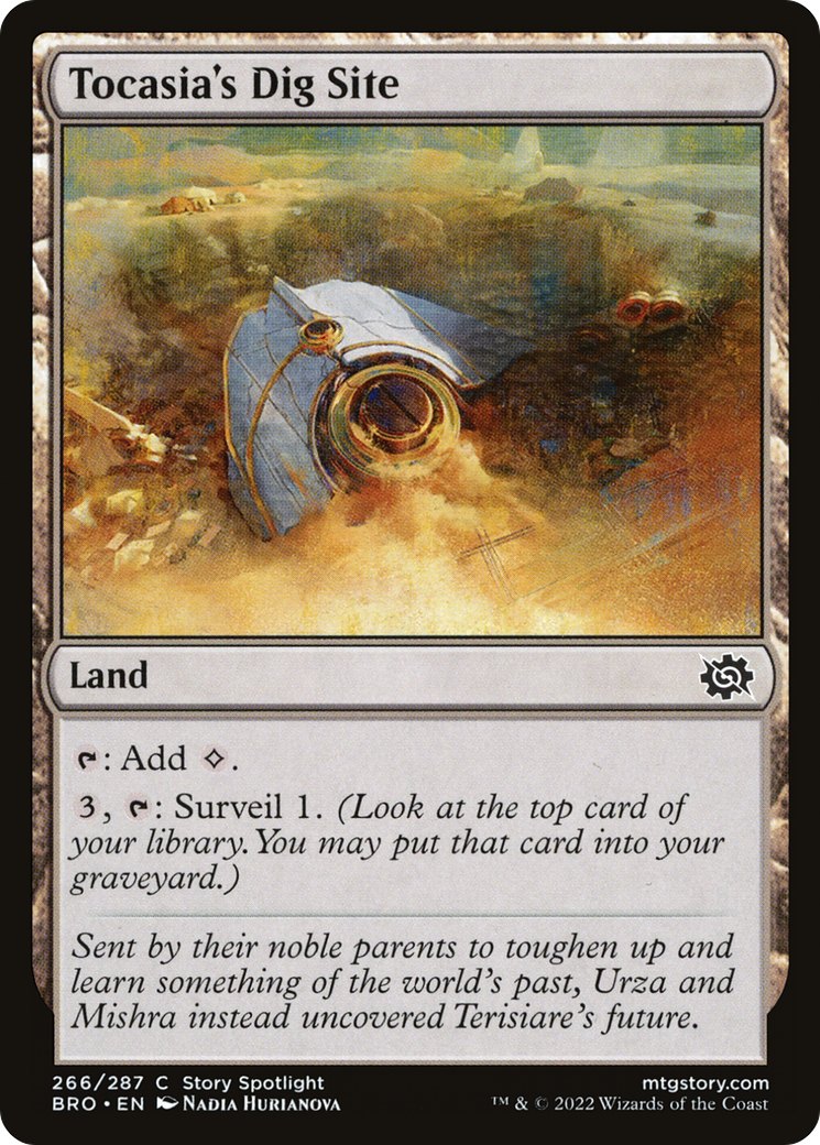 Tocasia's Dig Site (BRO-266)  Foil - The Brothers' War